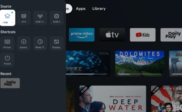 Introduktion til dit nye METZ BLUE TV Grundl&aelig;ggende betjeningsvejledning