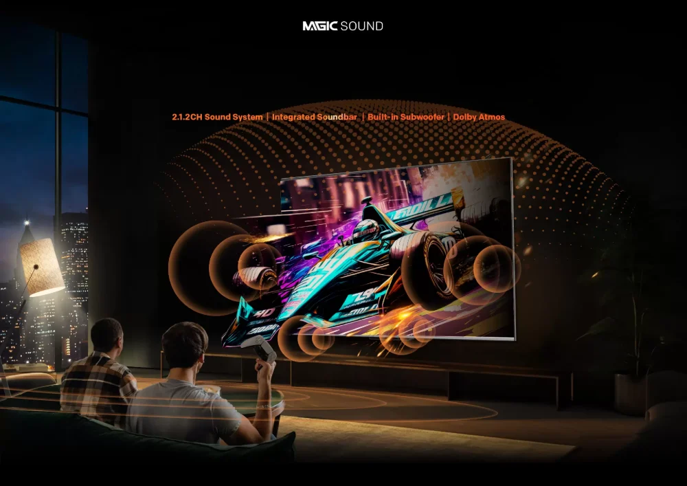 QLED Magic Sound-teknologi